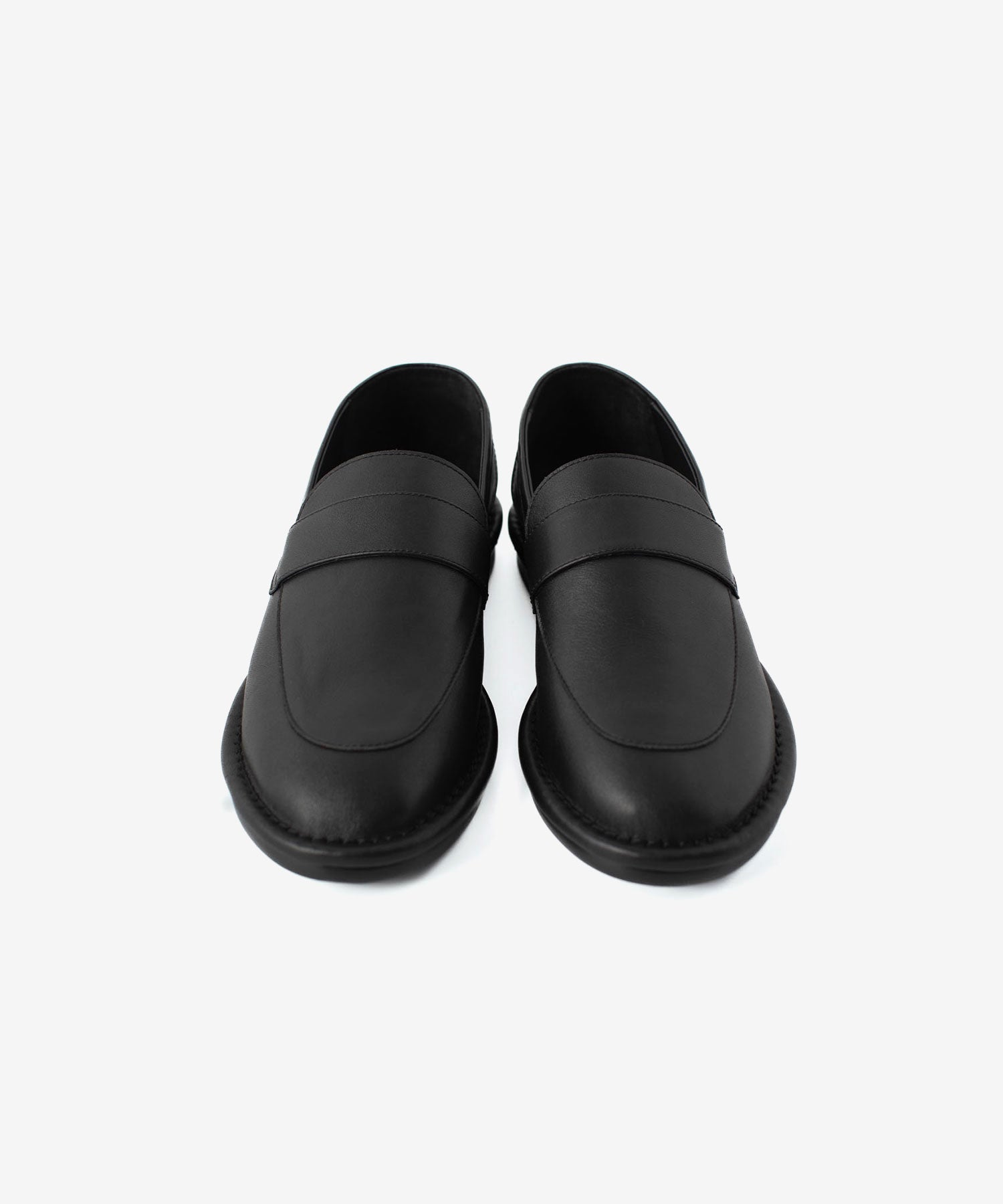 ATTACHMENT /アタッチメント】SMOOTH LEATHER LOAFER - BLACK | 公式