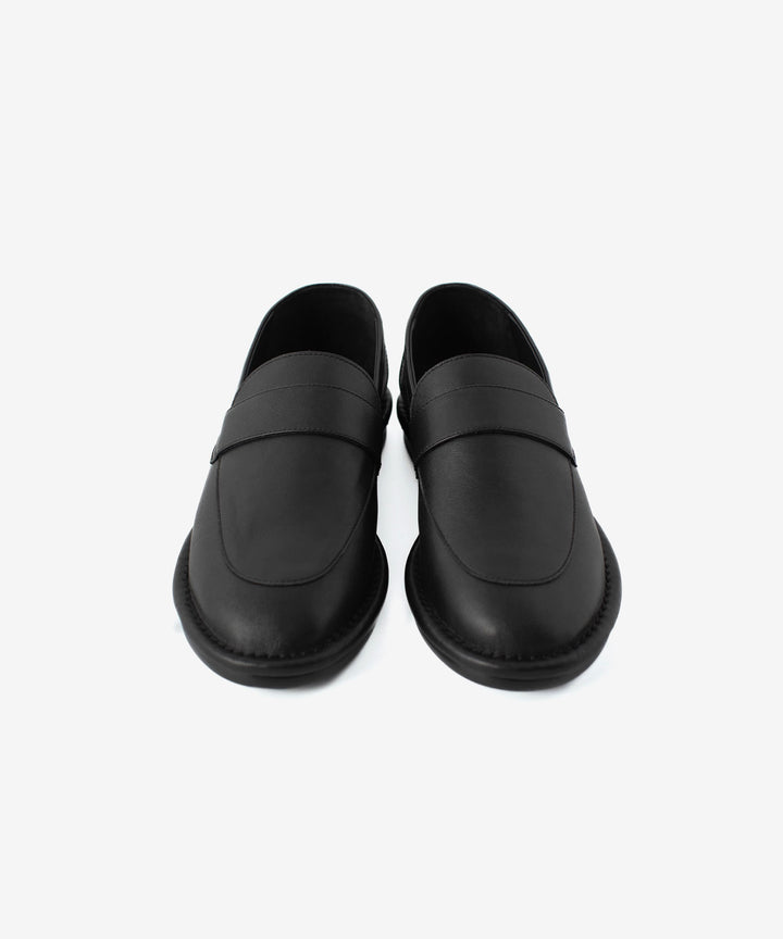 ATTACHMENT アタッチメントのSMOOTH LEATHER LOAFER - BLACKの公式通販サイトsession福岡セレクトショップ