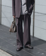 画像をギャラリービューアに読み込む, ATTACHMENT アタッチメントのPE STRETCH DOUBLE CLOTH BELTED STRAIGHT TROUSERS - D.BROWNの公式通販サイトsession福岡セレクトショップ
