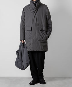 ATTACHMENT アタッチメントの3LAYER LIGHT TAFFETA UTILITY DOWN COAT - D.GRAY 公式通販サイトsession福岡セレクトショップ