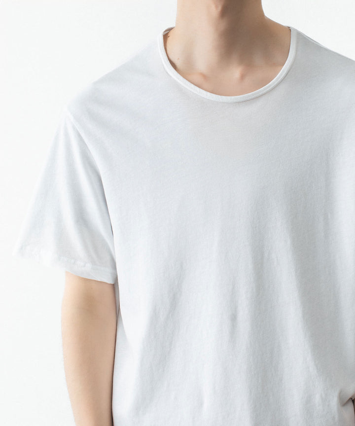 ATTACHMENT アタッチメントの100/3 HIGH TWIST JERSEY SLIM FIT S/S TEE - WHITEの公式通販サイトsession福岡セレクトショップ