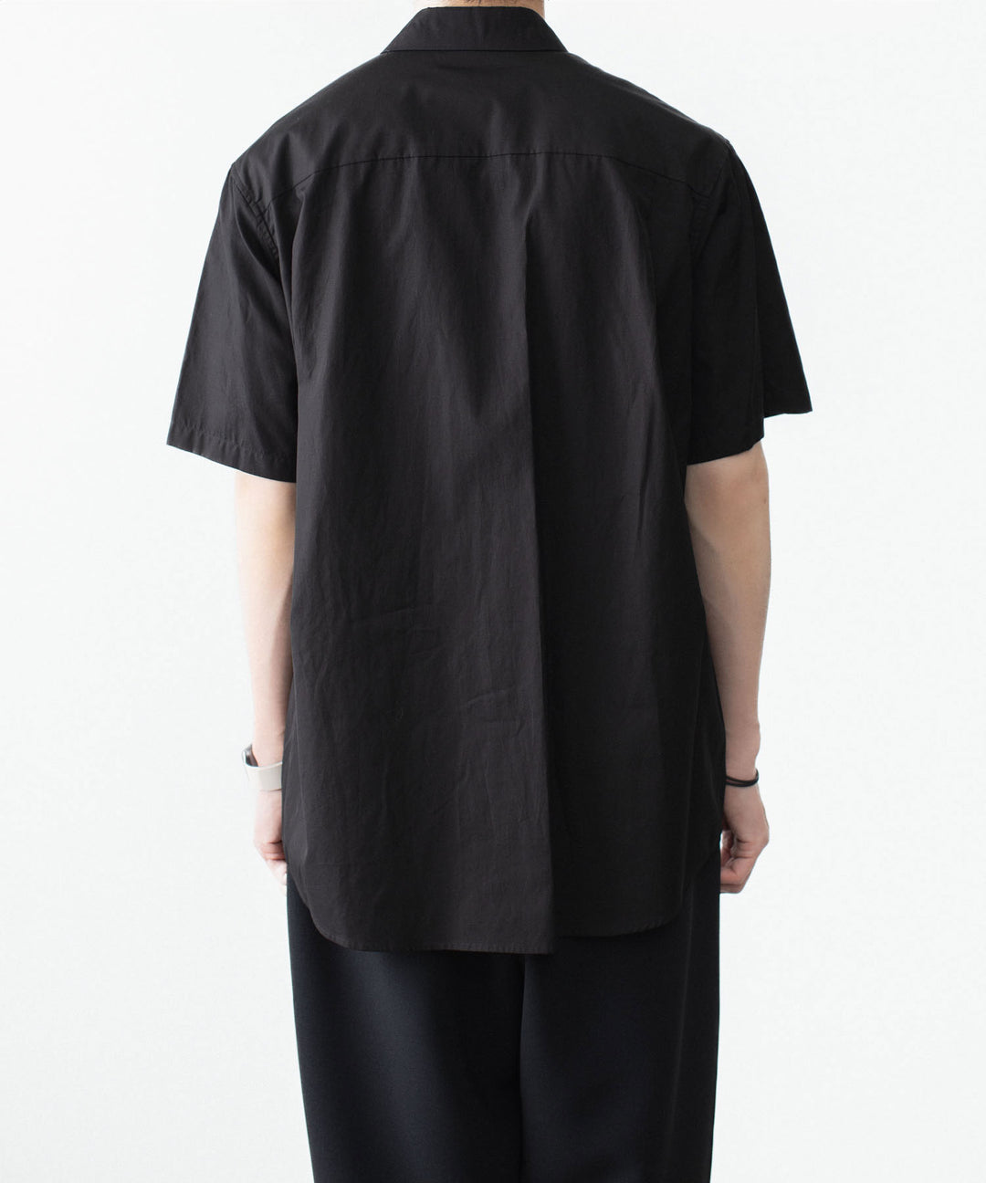ATTACHMENT アタッチメントの140/2 GIZA BROAD S/S SHIRT - BLACKの公式通販サイトsession福岡セレクトショップ
