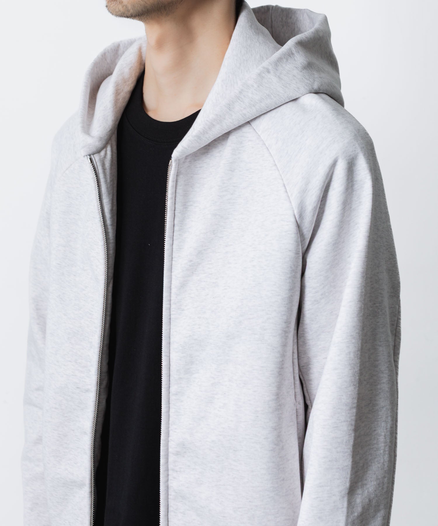 ATTACHMENT / EXCLUSIVE ITEMアタッチメントのCO STRECH TERRY ZIP UP HOODIE - X.GRAYの公式通販サイトsession福岡セレクトショップ