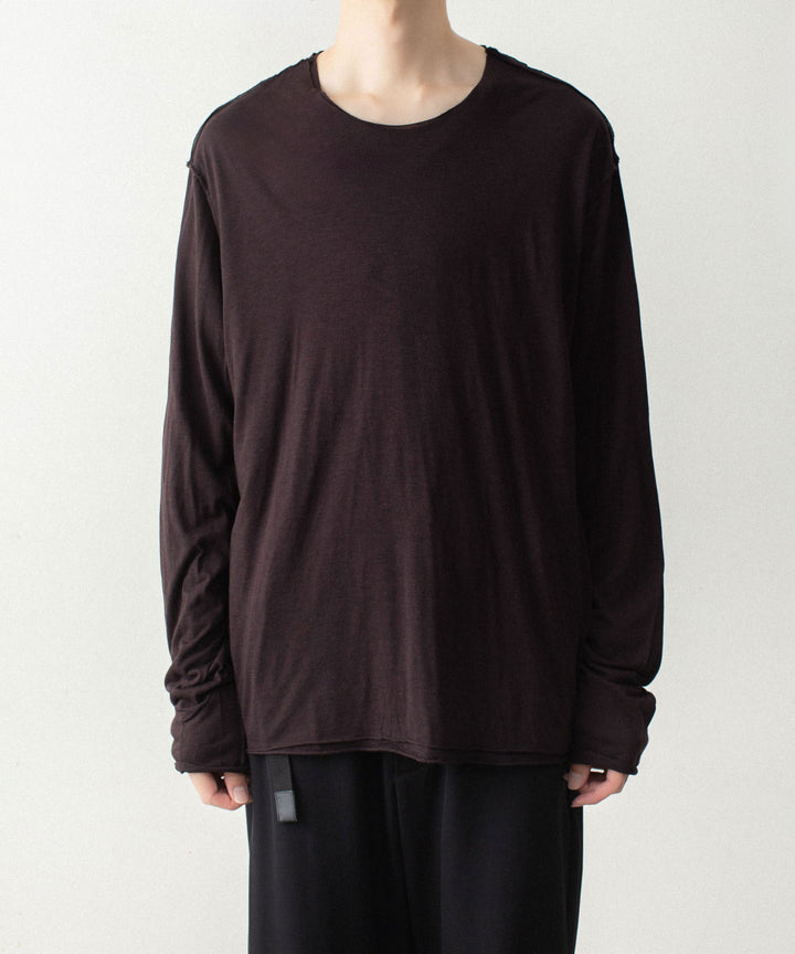 ATTACHMENT アタッチメントのCO/CU JERSEY SLIM FIT LAYERED L/S TEE - D.BROWNの公式通販サイトsession福岡セレクトショップ