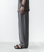 画像をギャラリービューアに読み込む, ATTACHMENT アタッチメントの2/90 WO TWIST TWILL EASY TROUSERS - GRAYの公式通販サイトsession福岡セレクトショップ
