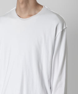 【ATTACHMENT】ATTACHMENT アタッチメントの80/2 PIMA CO JERSEY SLIM FIT LAYERED L/S TEE - WHITE 公式通販サイトsession福岡セレクトショップ