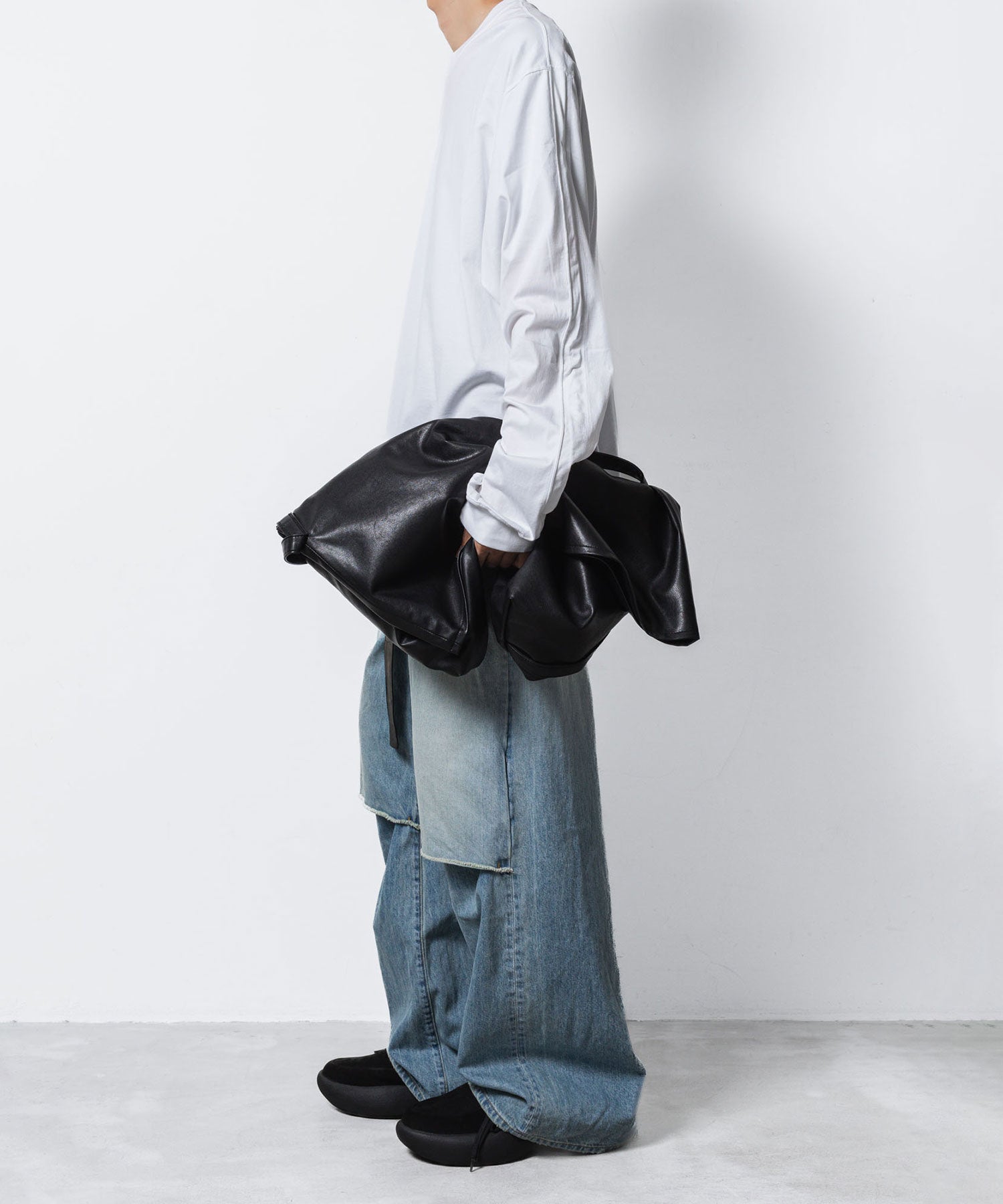 VEIN ヴェインの11OZ DENIM CUT OFF BAGGY TROUSERS - L.NAVYの公式通販サイトsession福岡セレクトショップ