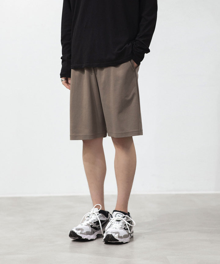 ATTACHMENT アタッチメントのCOTTON DOUBLE FACE EASY SHORTS - KHAKI GRAYの公式通販サイトsession福岡セレクトショップ