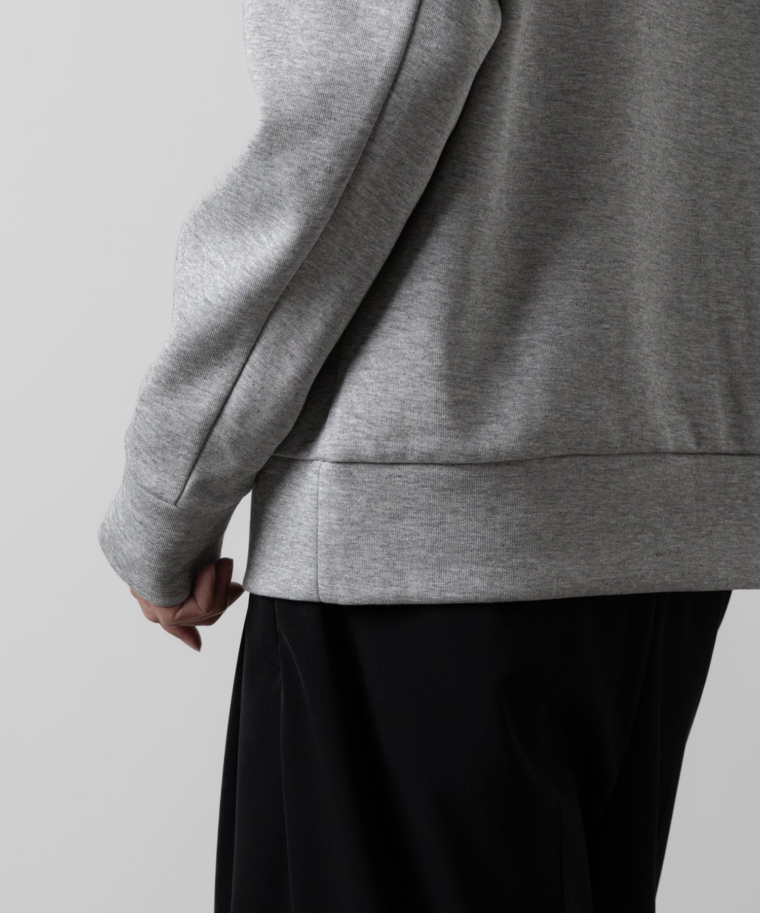 ATTACHMENT アタッチメントのCO/PE DOUBLE KNIT PULLOVER - X.GRAY 公式通販サイトsession福岡セレクトショップ