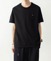 【 ATTACHMENT 】100//3 JERSEY LOGO S/S TEE - BLACK
