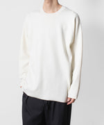 画像をギャラリービューアに読み込む, ATTACHMENT アタッチメントのWOxPE DOUBLE FACE KNIT CREW NECK PULLOVER - OFF WHITEの公式通販サイトsession福岡セレクトショップ
