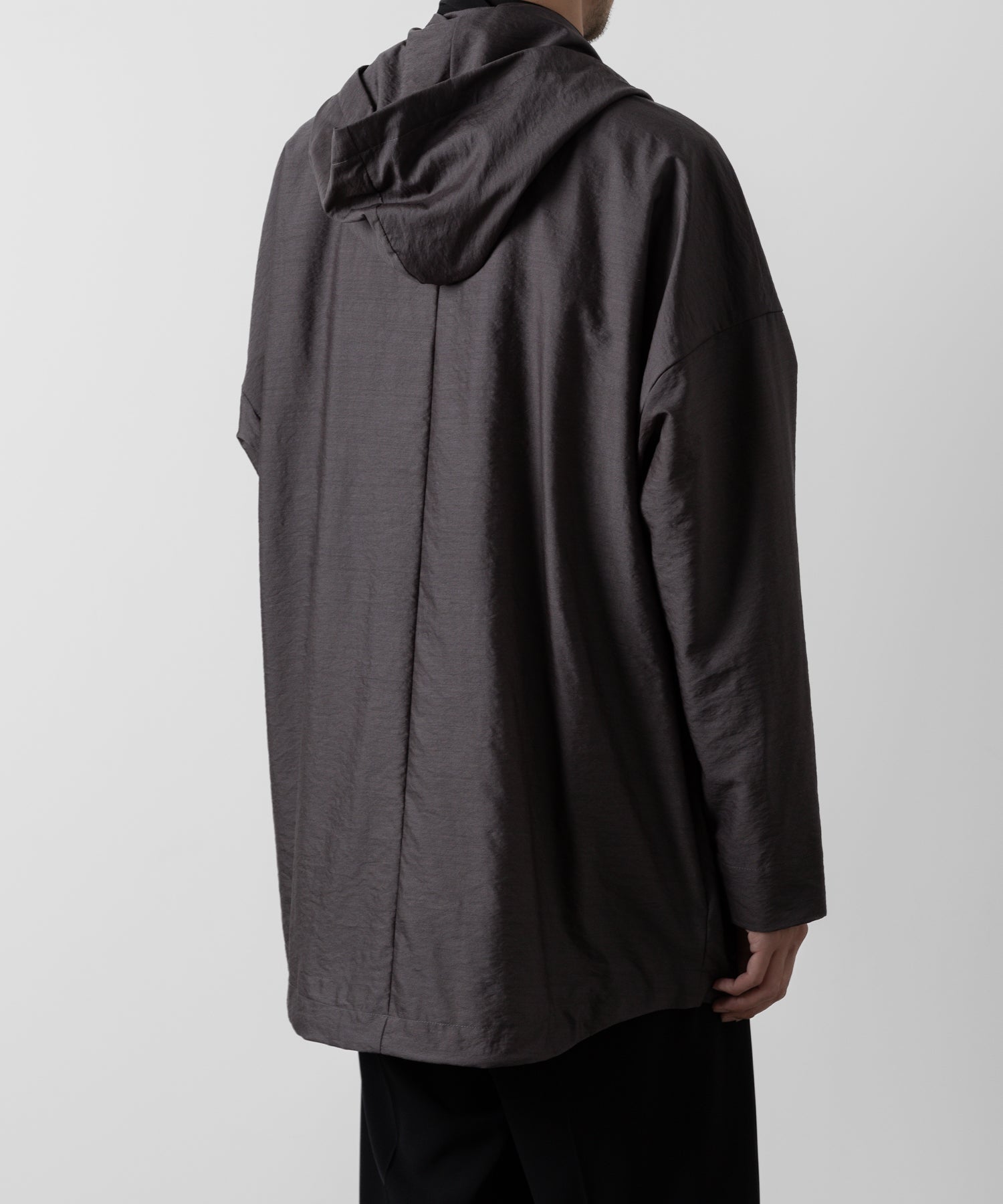 ATTACHMENT アタッチメントのWO/NY VOILE ZIP UP HOODED JACKET - GRAY 公式通販サイトsession福岡セレクトショップ