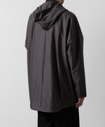 画像をギャラリービューアに読み込む, ATTACHMENT アタッチメントのWO/NY VOILE ZIP UP HOODED JACKET - GRAY 公式通販サイトsession福岡セレクトショップ
