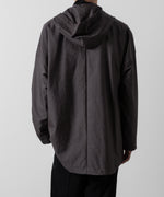 画像をギャラリービューアに読み込む, ATTACHMENT アタッチメントのWO/NY VOILE ZIP UP HOODED JACKET - GRAY 公式通販サイトsession福岡セレクトショップ
