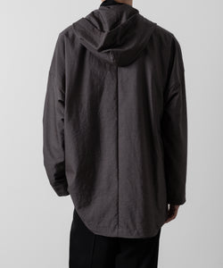 ATTACHMENT アタッチメントのWO/NY VOILE ZIP UP HOODED JACKET - GRAY 公式通販サイトsession福岡セレクトショップ