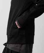 画像をギャラリービューアに読み込む, ATTACHMENT アタッチメントの限定CO/PE DOUBLE KNIT ZIP UP HOODIE - BLACKの公式通販サイトsession福岡セレクトショップ
