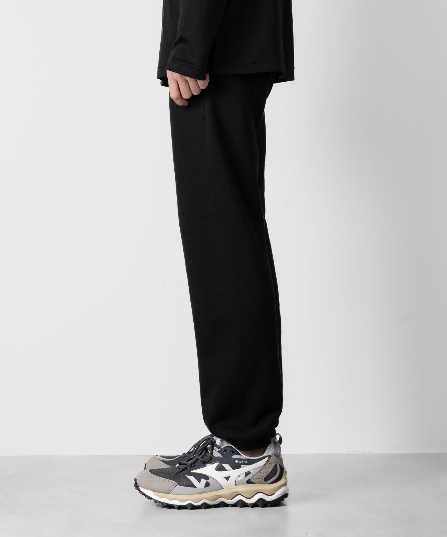 ATTACHMENT アタッチメントのSOFT CLASSIC TERRY SWEAT PANTS - BLACKの公式通販サイトsession福岡セレクトショップ