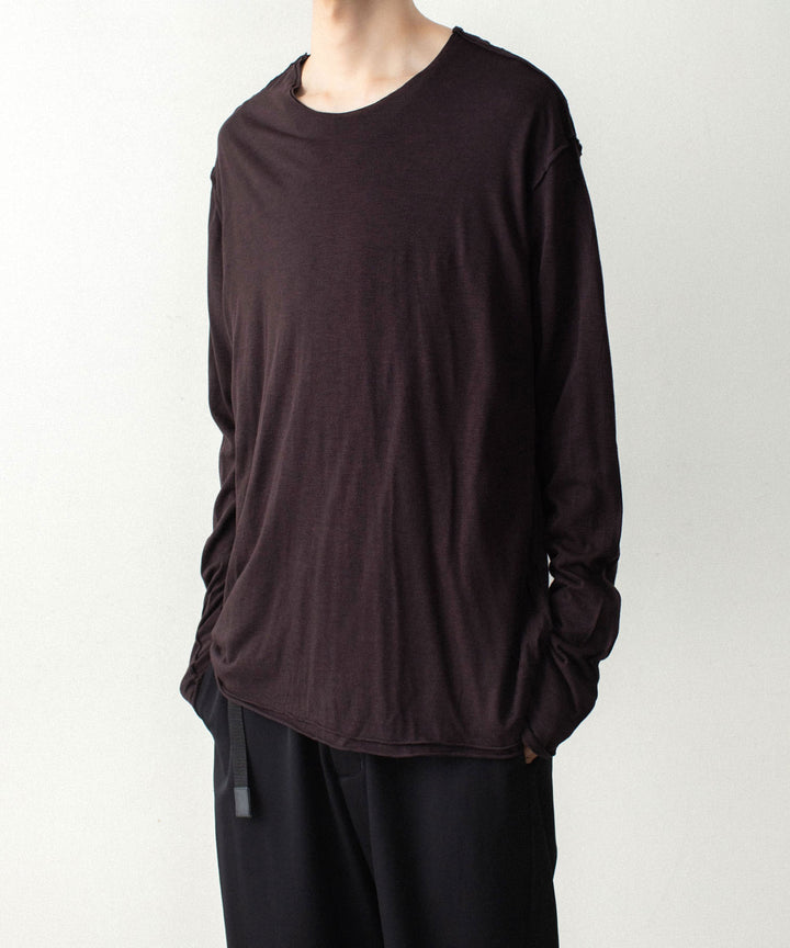 ATTACHMENT アタッチメントのCO/CU JERSEY SLIM FIT LAYERED L/S TEE - D.BROWNの公式通販サイトsession福岡セレクトショップ