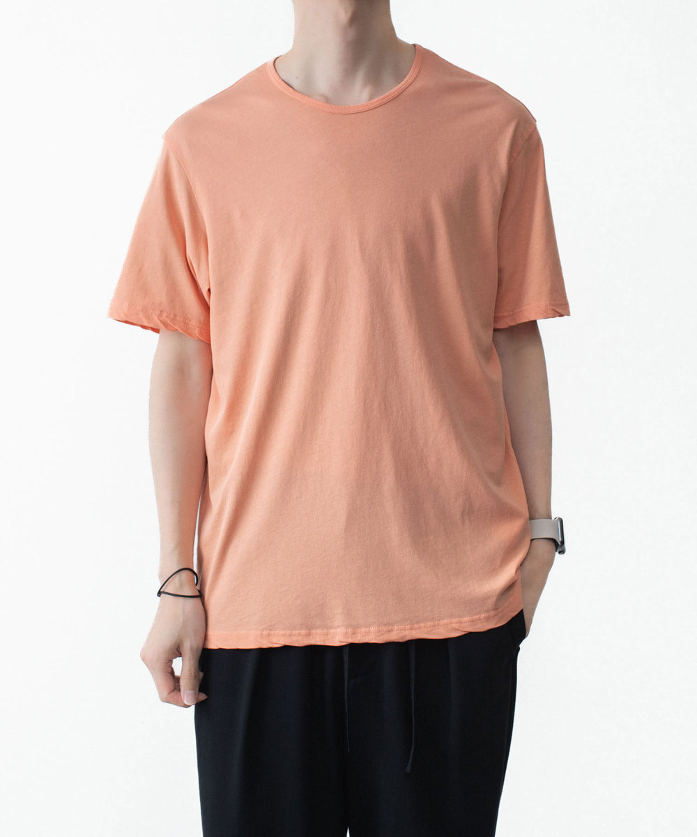ATTACHMENT アタッチメントの100/3 HIGH TWIST JERSEY SLIM FIT S/S TEE - L.ORANGEの公式通販サイトsession福岡セレクトショップ