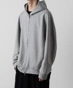 画像をギャラリービューアに読み込む, ATTACHMENT アタッチメントのCO/PE DOUBLE KNIT ZIP UP HOODIE - X.GRAY 公式通販サイトsession福岡セレクトショップ
