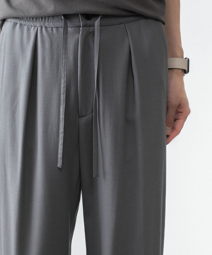 ATTACHMENT アタッチメントの2/90 WO TWIST TWILL EASY TROUSERS - GRAYの公式通販サイトsession福岡セレクトショップ