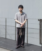 画像をギャラリービューアに読み込む, ATTACHMENT アタッチメントのPE STRETCH DOUBLE CLOTH BELTED STRAIGHT TROUSERS - D.BROWNの公式通販サイトsession福岡セレクトショップ

