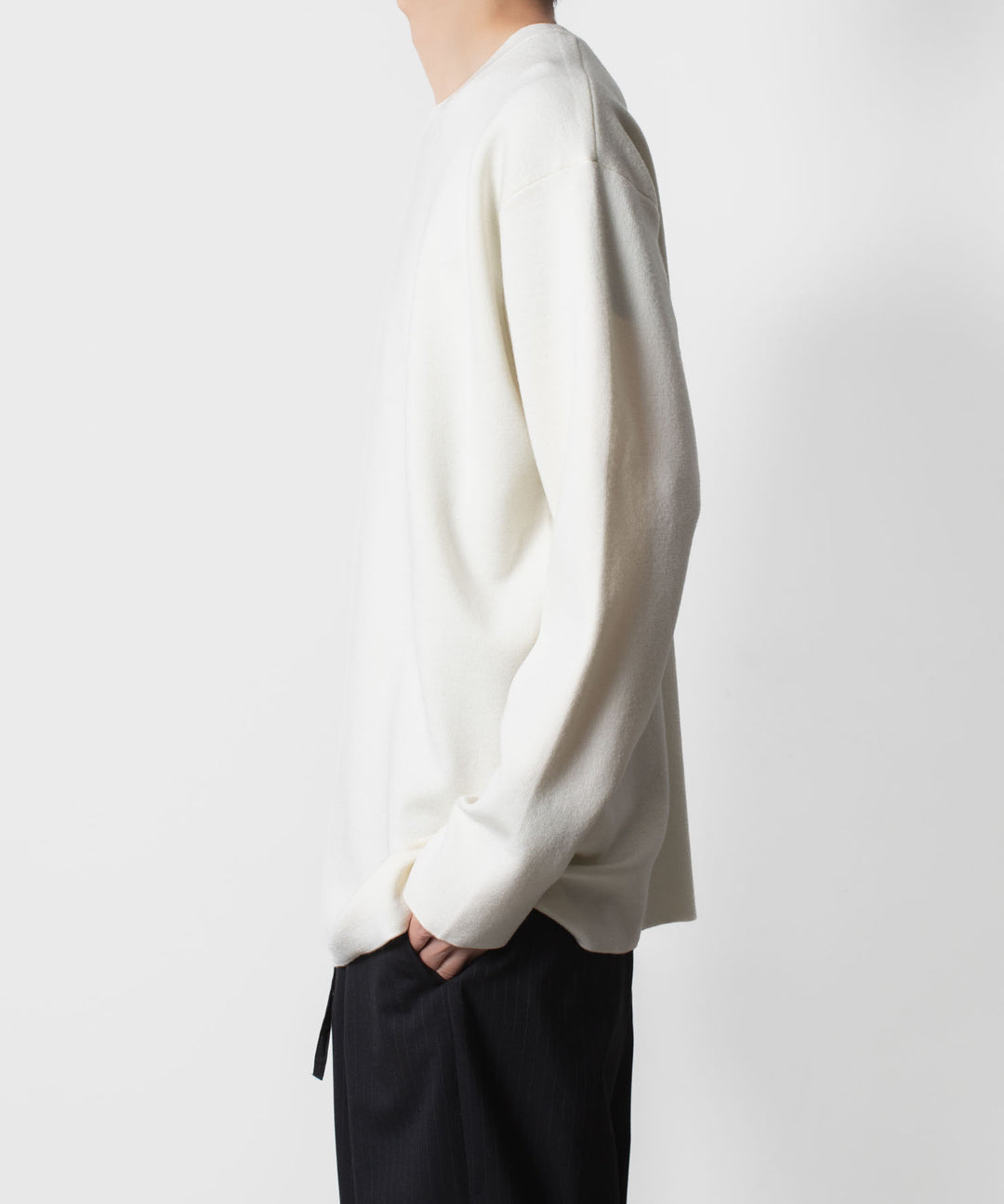 ATTACHMENT アタッチメントのWOxPE DOUBLE FACE KNIT CREW NECK PULLOVER - OFF WHITEの公式通販サイトsession福岡セレクトショップ