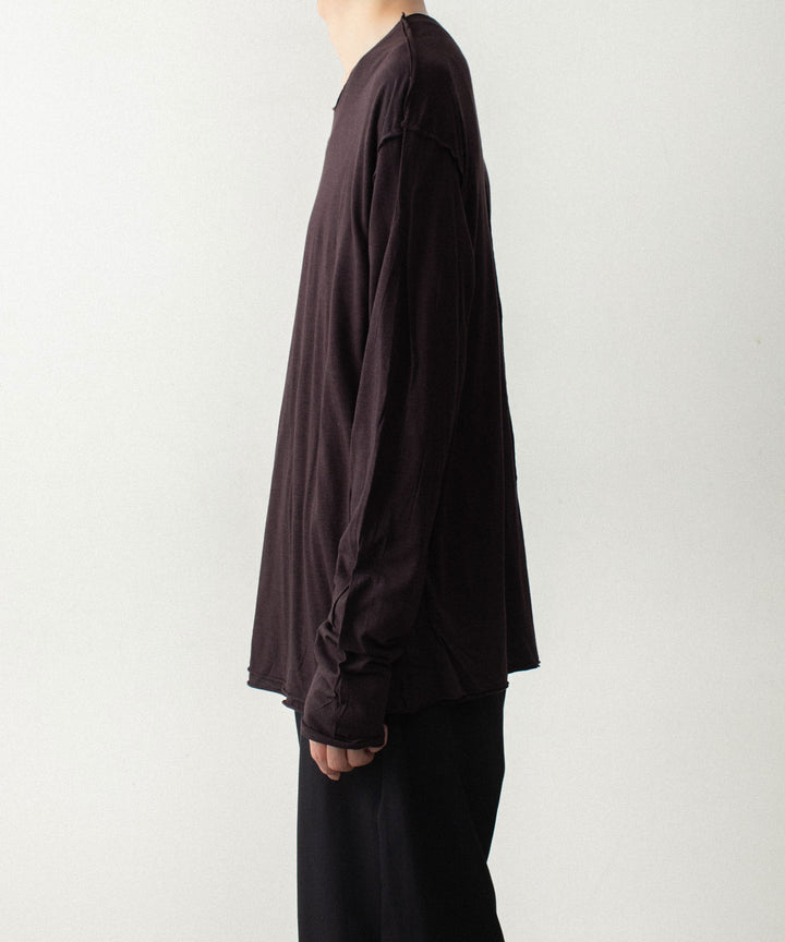 ATTACHMENT アタッチメントのCO/CU JERSEY SLIM FIT LAYERED L/S TEE - D.BROWNの公式通販サイトsession福岡セレクトショップ