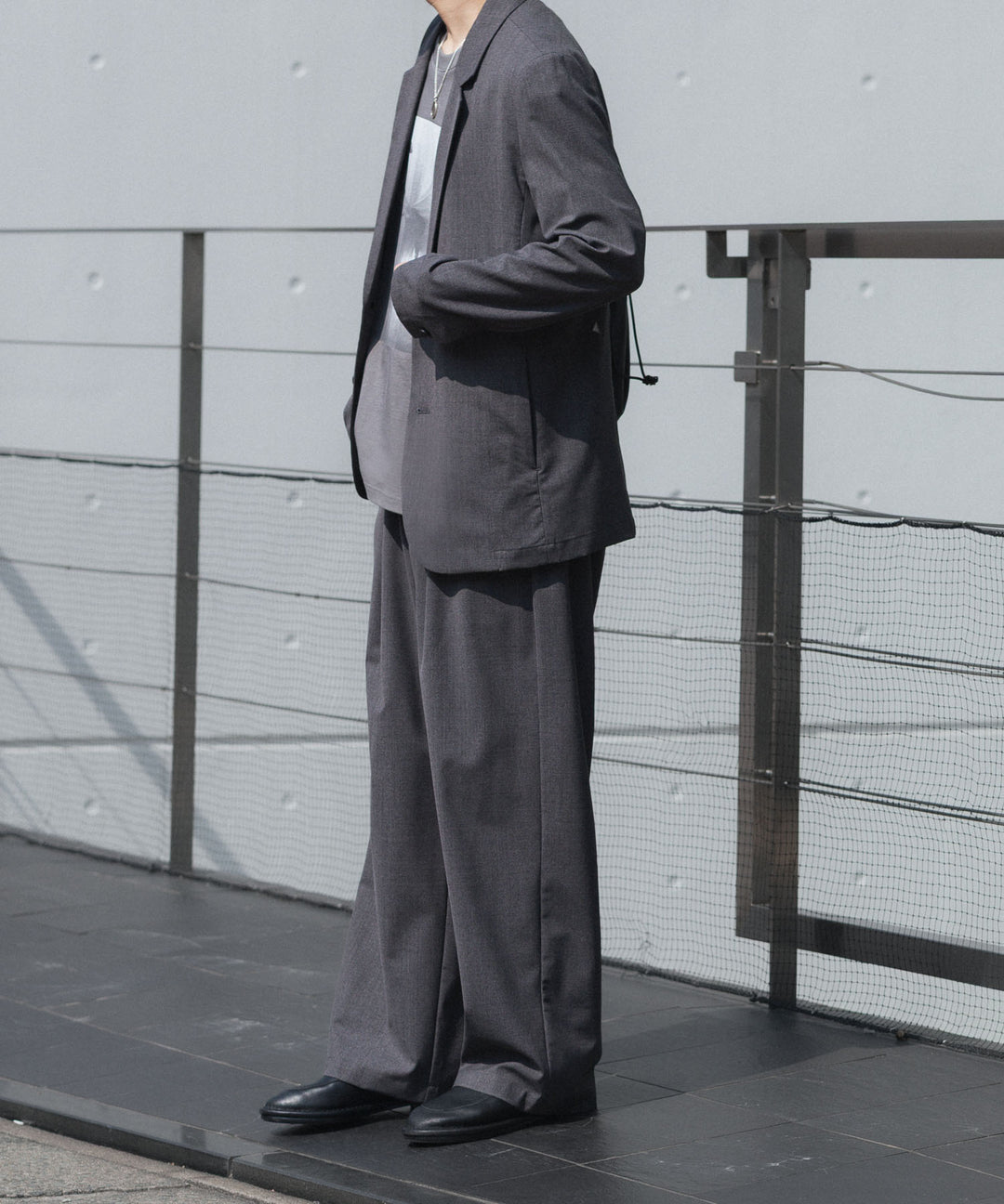 ATTACHMENT アタッチメントのWO/TA STRETCH TRO 1TUCK WIDE TROUSERS - D.GRAYの公式通販サイトsession福岡セレクトショップ