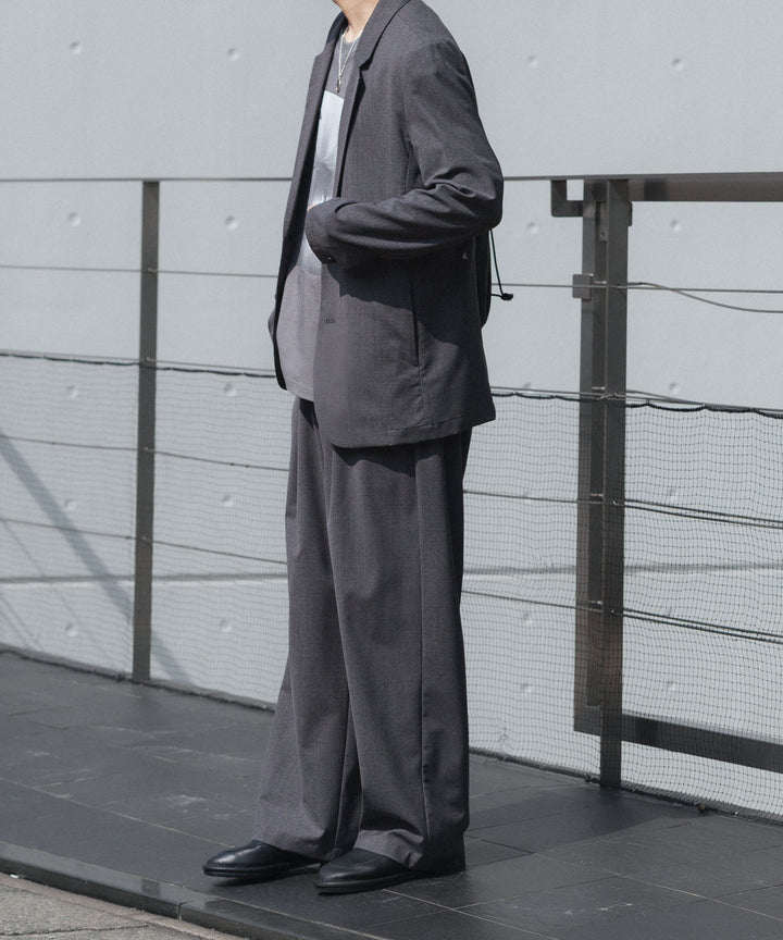 ATTACHMENT アタッチメントのWO/TA STRETCH TRO 1TUCK WIDE TROUSERS - D.GRAYの公式通販サイトsession福岡セレクトショップ