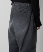 画像をギャラリービューアに読み込む, 【ATTACHMENT】ATTACHMENT アタッチメントの11oz DENIM BELTED TAPERED FIT TROUSERS - BLACK 公式通販サイトsession福岡セレクトショップ
