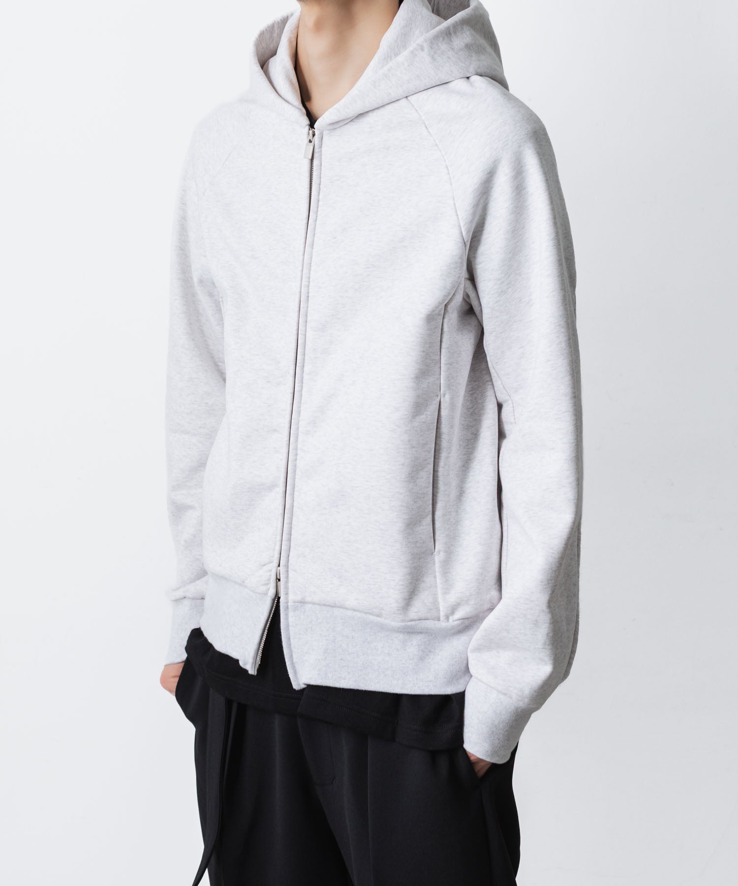 ATTACHMENT / EXCLUSIVE ITEMアタッチメントのCO STRECH TERRY ZIP UP HOODIE - X.GRAYの公式通販サイトsession福岡セレクトショップ