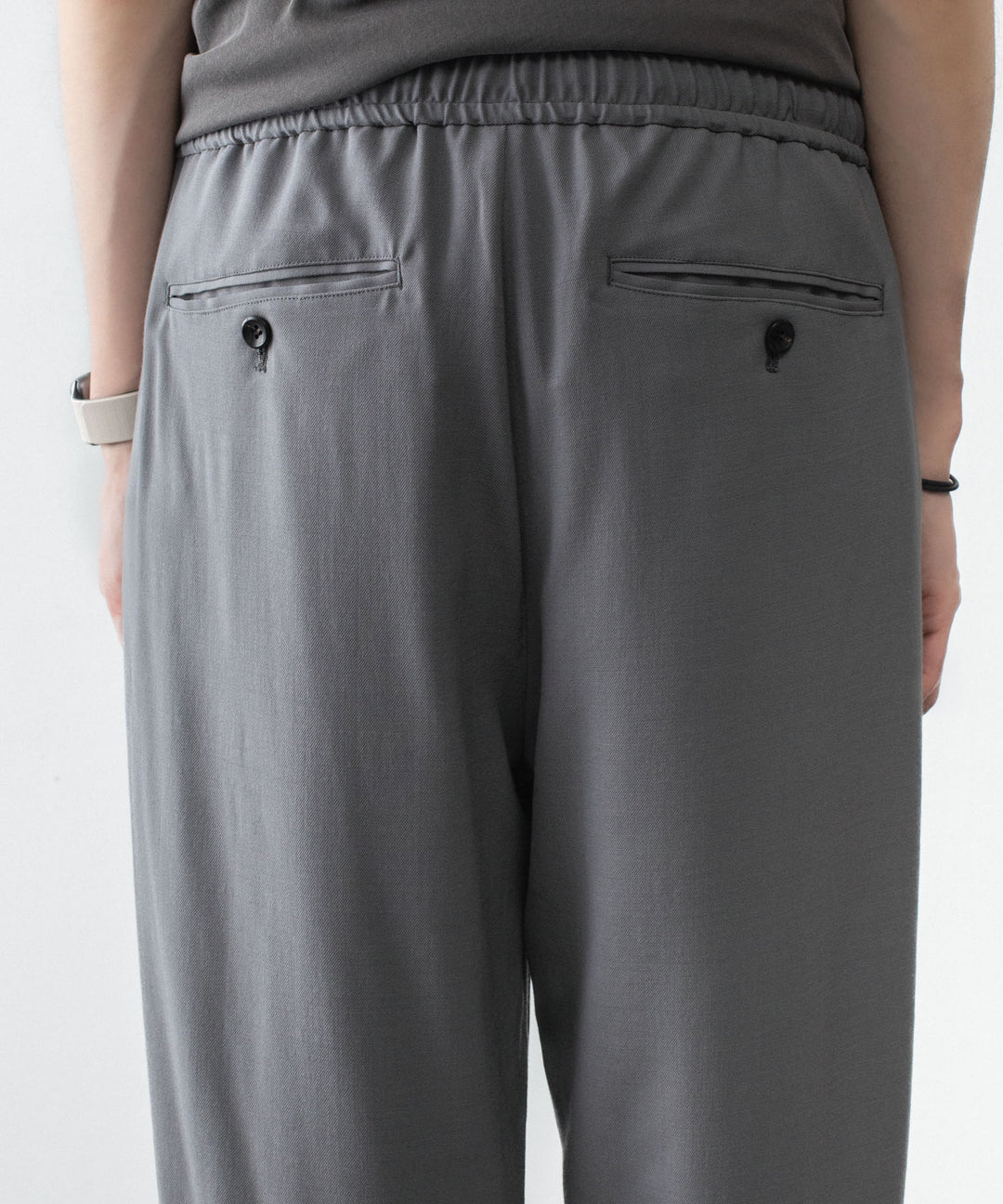ATTACHMENT アタッチメントの2/90 WO TWIST TWILL EASY TROUSERS - GRAYの公式通販サイトsession福岡セレクトショップ