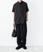 画像をギャラリービューアに読み込む, ATTACHMENT アタッチメントの140/2 GIZA BROAD S/S SHIRT - BLACKの公式通販サイトsession福岡セレクトショップ
