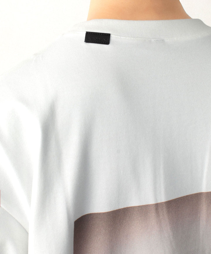 ATTACHMENT アタッチメントの100//3　JERSEY PHOTO PRINT S/S TEE - WHITEの公式通販サイトsession福岡セレクトショップ
