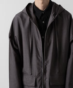 画像をギャラリービューアに読み込む, ATTACHMENT アタッチメントのWO/NY VOILE ZIP UP HOODED JACKET - GRAY 公式通販サイトsession福岡セレクトショップ
