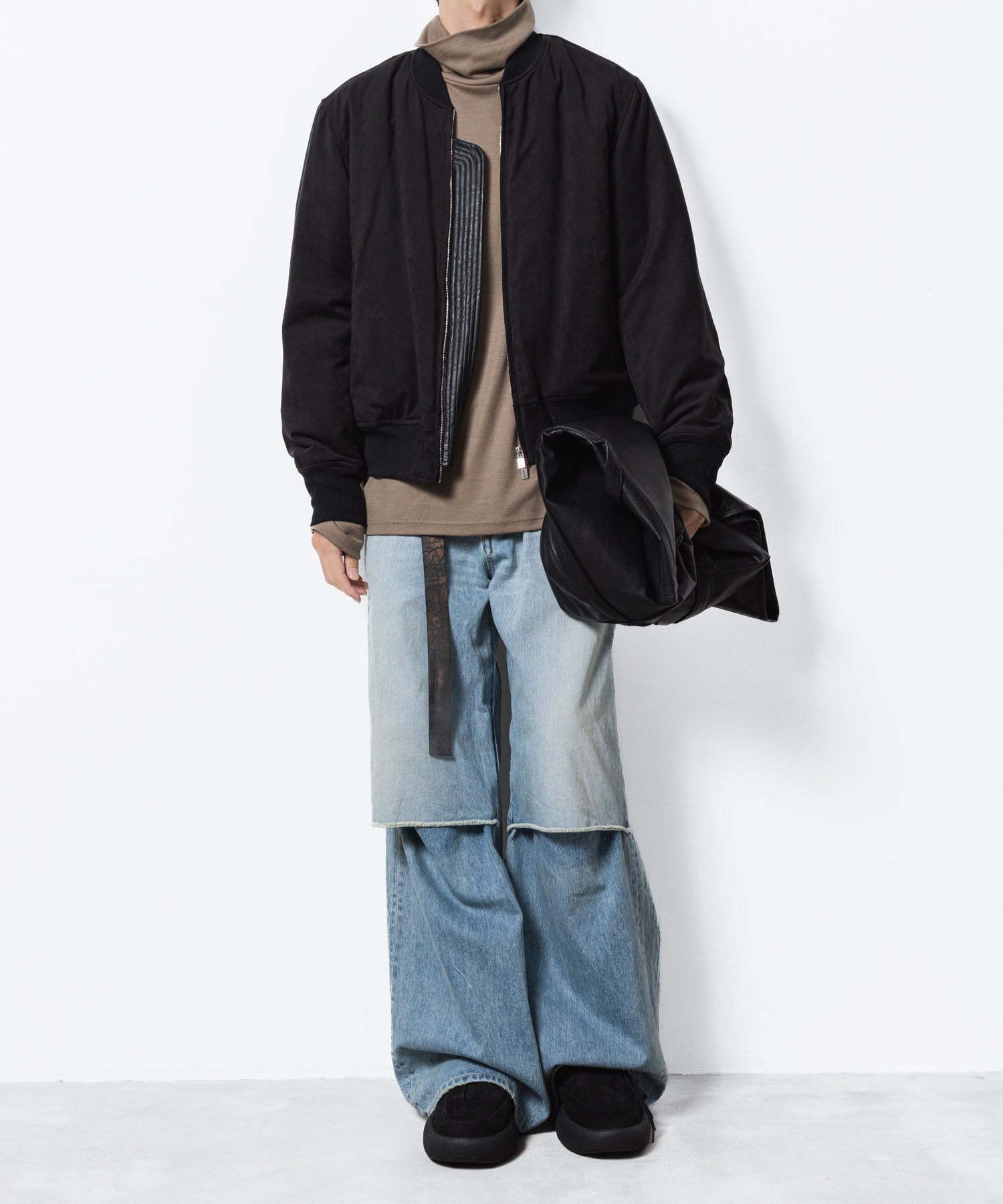 VEIN ヴェインの11OZ DENIM CUT OFF BAGGY TROUSERS - L.NAVYの公式通販サイトsession福岡セレクトショップ