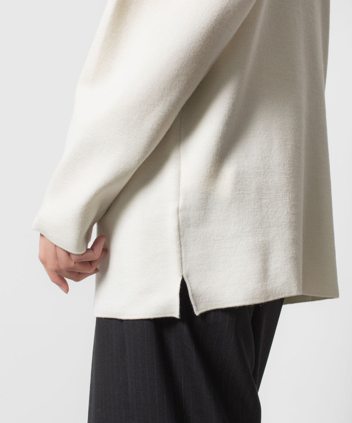 ATTACHMENT アタッチメントのWOxPE DOUBLE FACE KNIT CREW NECK PULLOVER - OFF WHITEの公式通販サイトsession福岡セレクトショップ