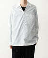 【 ATTACHMENT 】140/2 GIZA BROAD PIERCED L/S SHIRT - WHITE