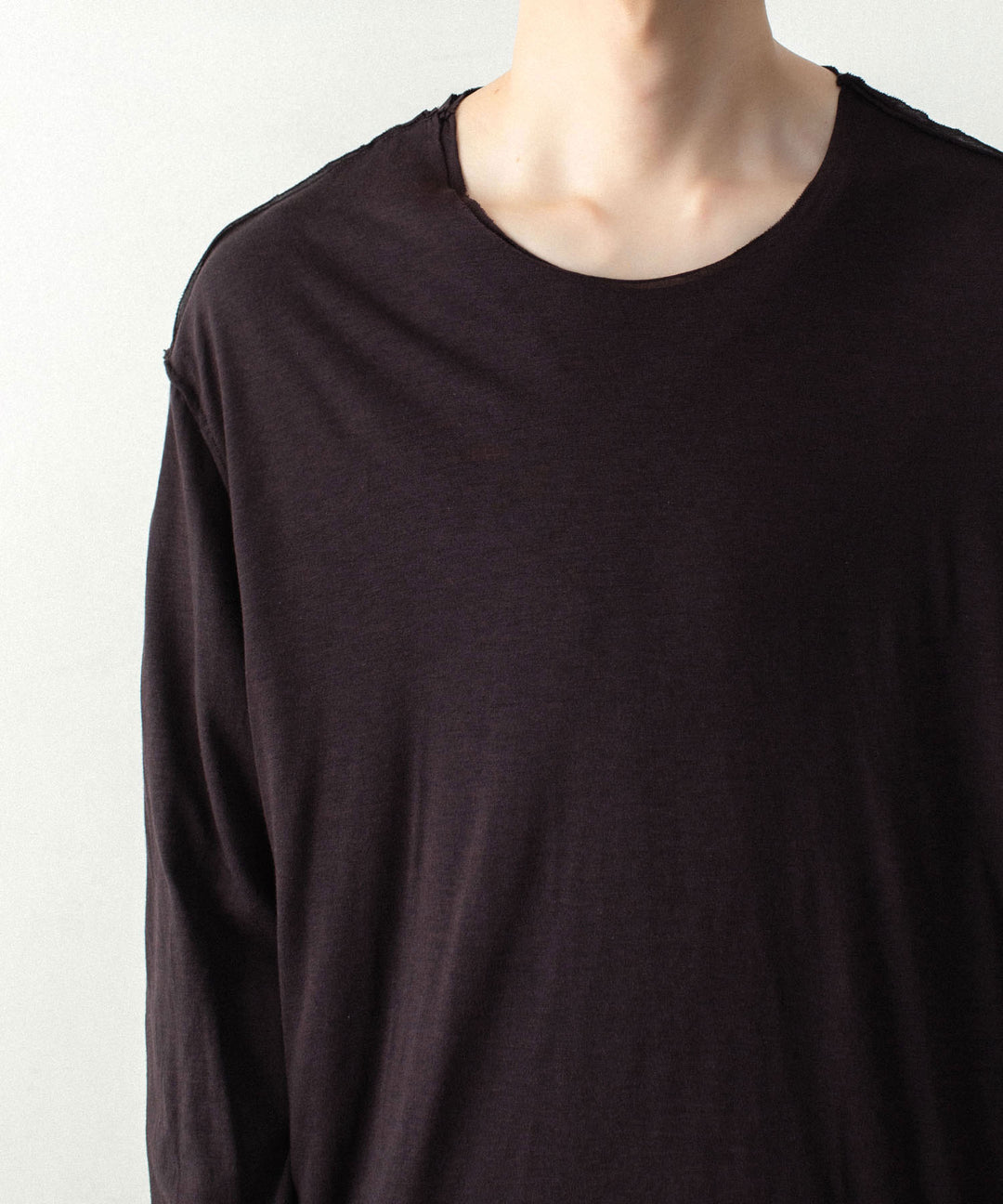 ATTACHMENT アタッチメントのCO/CU JERSEY SLIM FIT LAYERED L/S TEE - D.BROWNの公式通販サイトsession福岡セレクトショップ