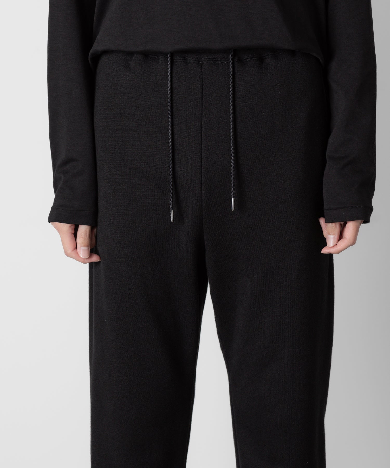 ATTACHMENT アタッチメントのSOFT CLASSIC TERRY SWEAT PANTS - BLACKの公式通販サイトsession福岡セレクトショップ