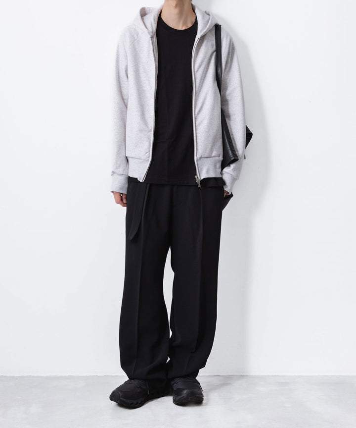 ATTACHMENT / EXCLUSIVE ITEMアタッチメントのCO STRECH TERRY ZIP UP HOODIE - X.GRAYの公式通販サイトsession福岡セレクトショップ