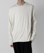 画像をギャラリービューアに読み込む, 【ATTACHMENT】ATTACHMENT アタッチメントの80/2 PIMA CO JERSEY SLIM FIT LAYERED L/S TEE - OFF WHITE 公式通販サイトsession福岡セレクトショップ
