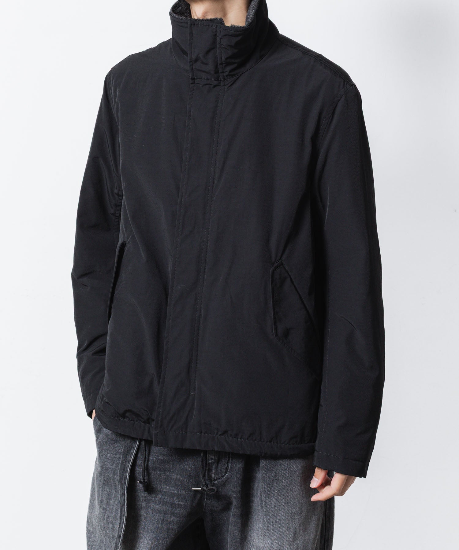 ATTACHMENT アタッチメントのCO/NY WEATHER CLOTH UTILITY JACKET - BLACKの公式通販サイトsession福岡セレクトショップ