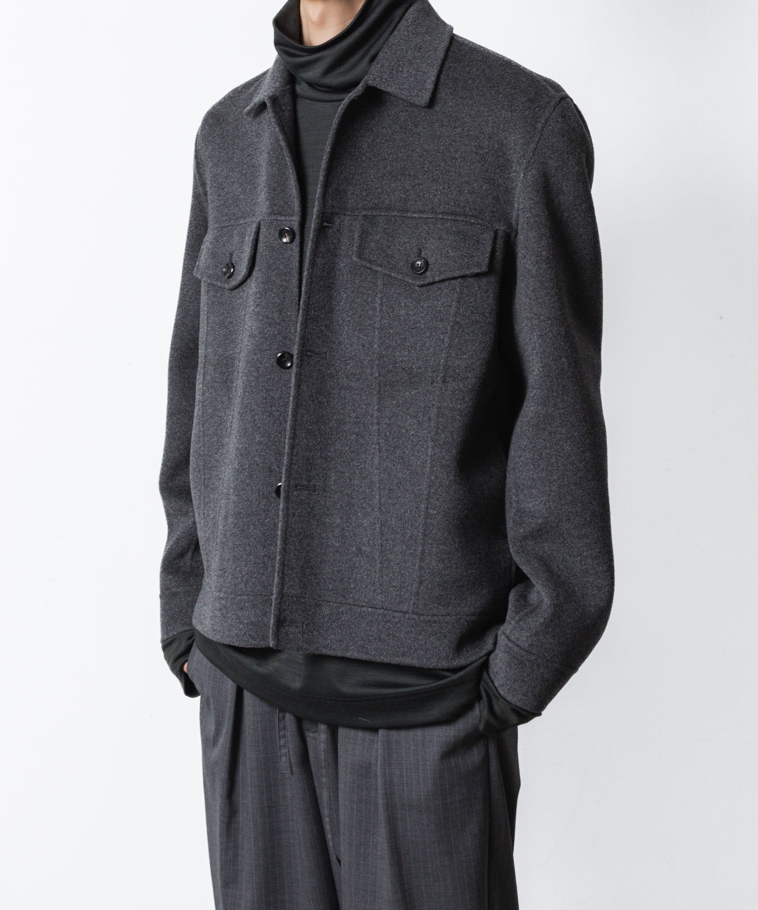 ATTACHMENT アタッチメントのWO/CA DOUBLE FACE BEAVER TRACKER JACKET - X.GRAYの公式通販サイトsession福岡セレクトショップ