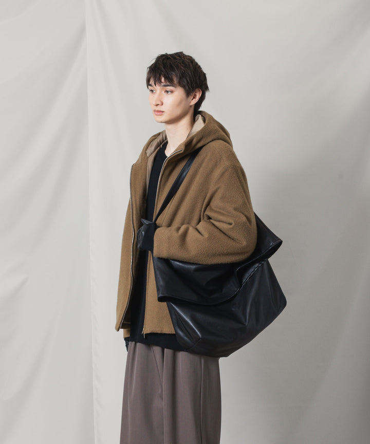 ATTACHMENT アタッチメントのWOOL SHAGGY PADDING HOODED JACKET - CAMELの公式通販サイトsession福岡セレクトショップ