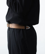 画像をギャラリービューアに読み込む, ATTACHMENT アタッチメントのCOW LEATHER WESTERN BELT - BEIGEの公式通販サイトsession福岡セレクトショップ
