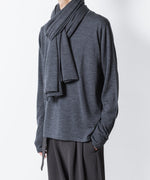 画像をギャラリービューアに読み込む, ATTACHMENT アタッチメント × JOHN SMEDLEYの× JOHN SMEDLEY MERINO EXTRAFINE WIDE STOLE - D.GRAYの公式通販サイトsession福岡セレクトショップ
