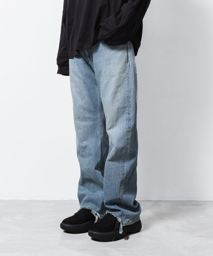 VEIN ヴェインの13OZ DENIM BOOT CUT TROUSERS - L.NAVYの公式通販サイトsession福岡セレクトショップ