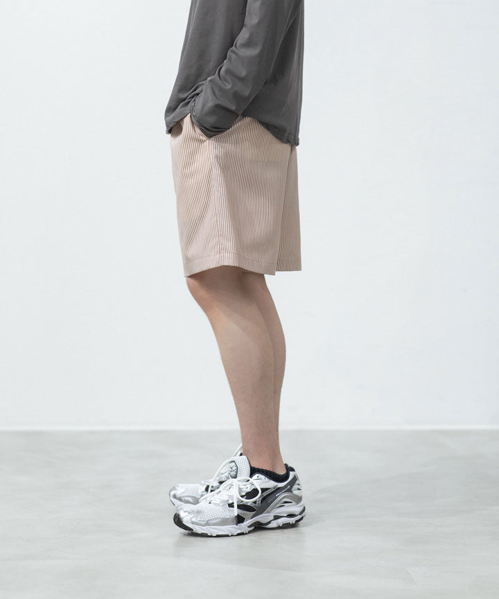 ATTACHMENT アタッチメントのWO/PE STRIPE EASY SHORTS - S.REDの公式通販サイトsession福岡セレクトショップ
